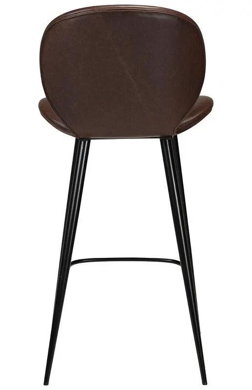 Cloud barstol Vintage Cocoa Kunstlæder, SH: 67cm