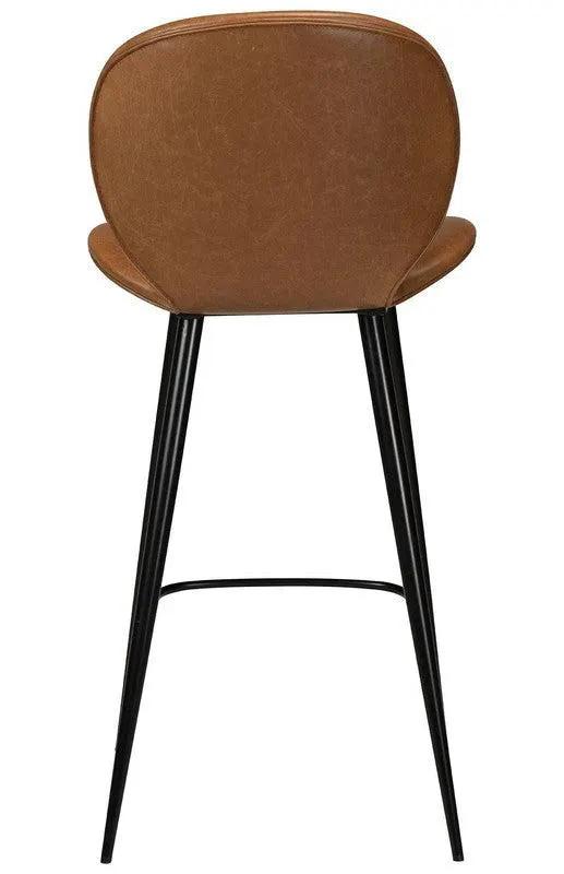 Cloud barstol Vintage Lysebrun Kunstlæder, SH: 67cm - UNOLIVING.COM