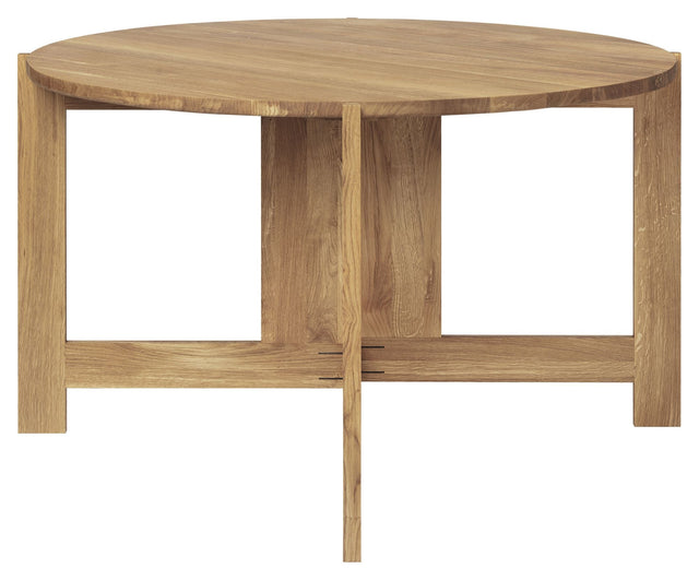 Collector Spisebord, Ø120, Eg mørk olieret - UNOLIVING.COM