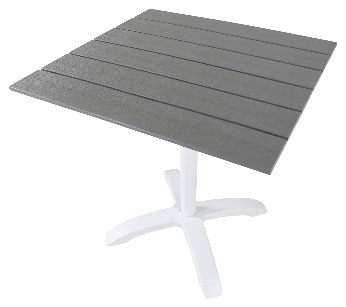 Colorado Cafébord 70x70 - Hvid/Grå - UNOLIVING.COM