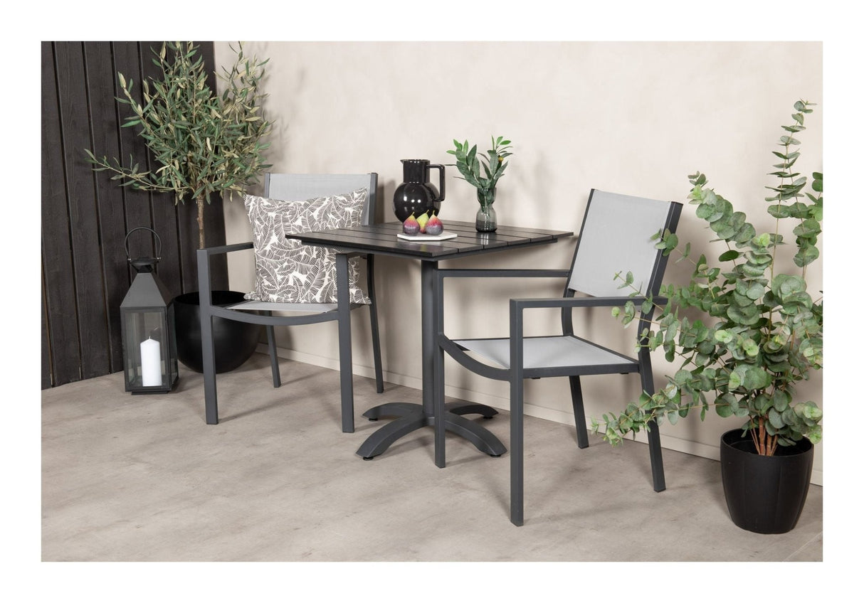 Colorado Cafésæt, sort/grå - UNOLIVING.COM