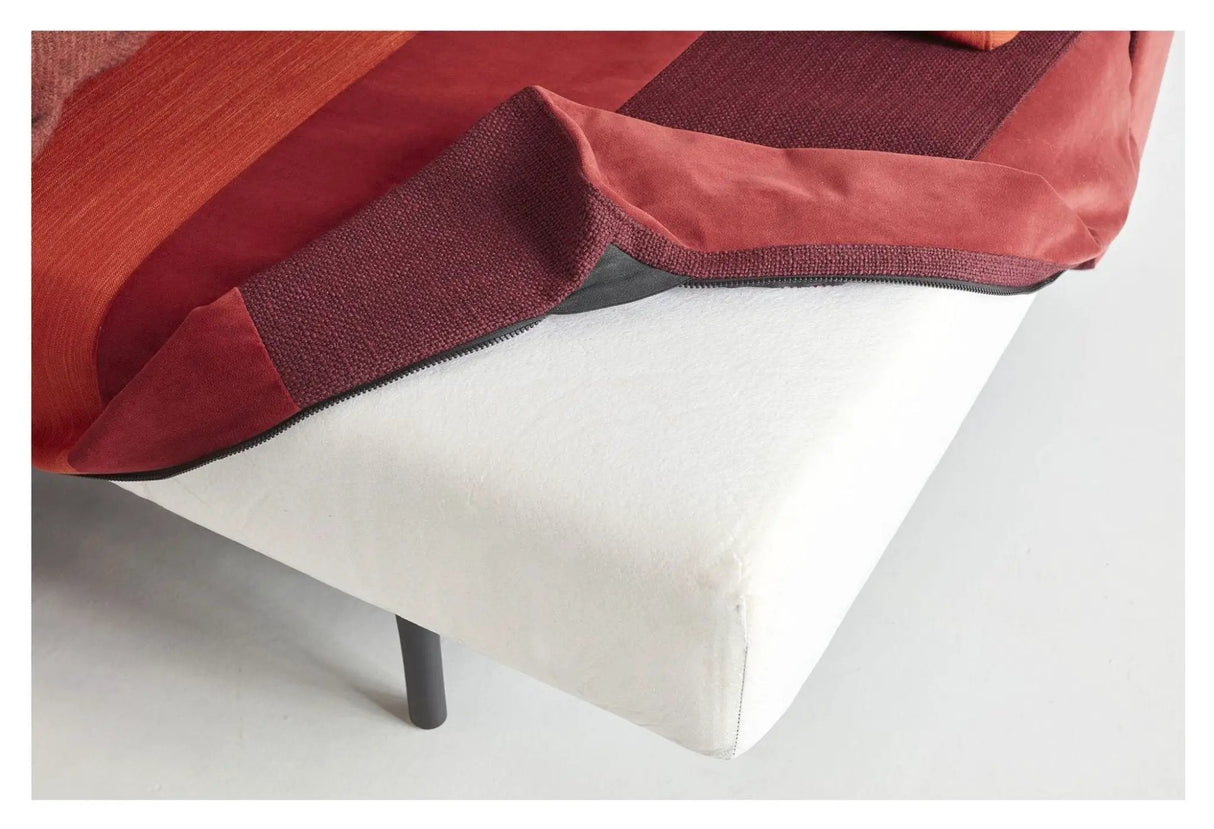 Conlix Patchwork Sovesofa, Rød - UNOLIVING.COM