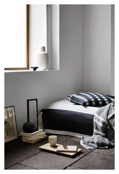 Contemporary Sengetæppe, Off - white - UNOLIVING.COM