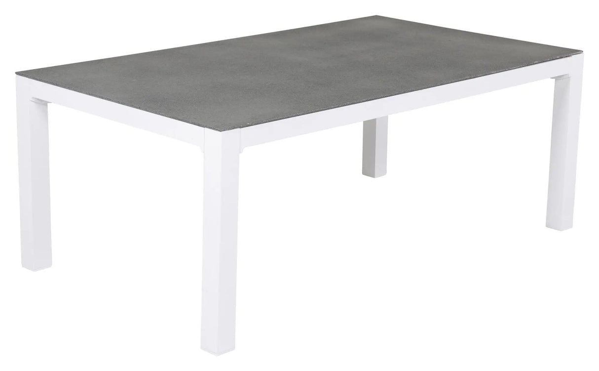 Copacabana Lyx, bord, Hvid Alu/Sprayglas