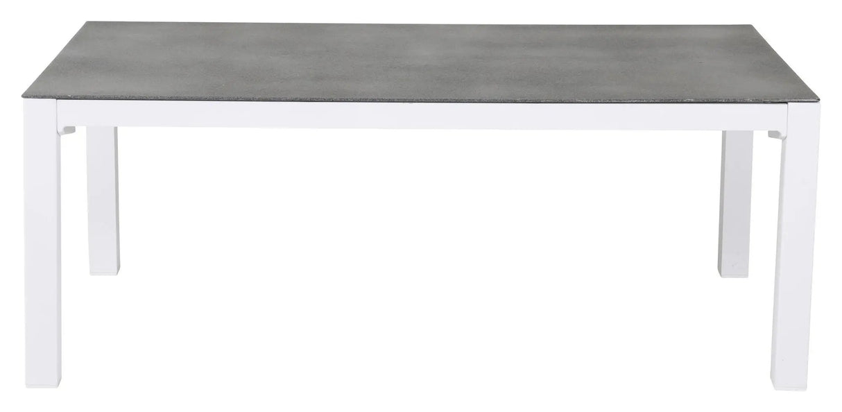 Copacabana Lyx, bord, Hvid Alu/Sprayglas