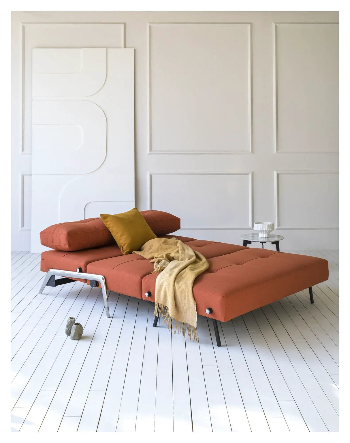 Cubed 140 Alu Sovesofa, Argus/Rust - UNOLIVING.COM