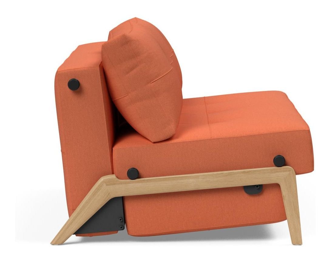 Cubed 140 Wood Sovesofa, Argus/Rust - UNOLIVING.COM