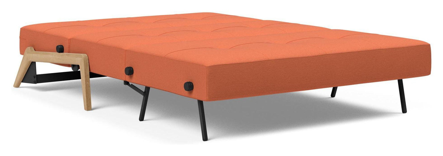 Cubed 140 Wood Sovesofa, Argus/Rust - UNOLIVING.COM