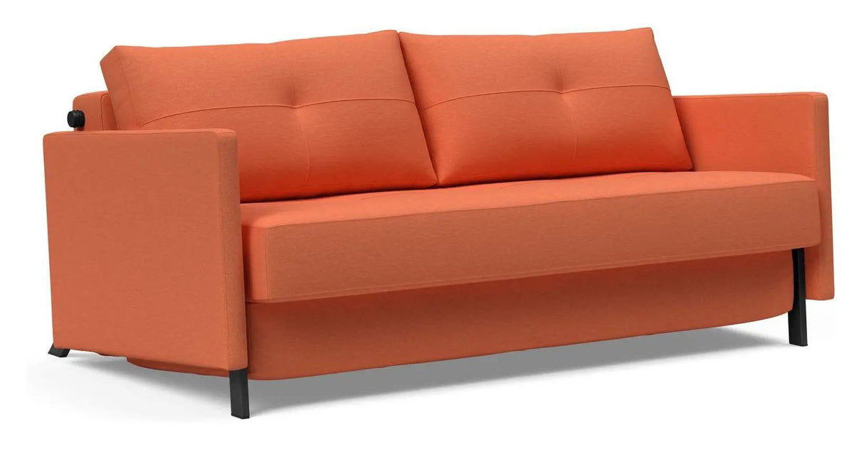 Cubed 160 Sovesofa m. armlæn, Argus/Rust - UNOLIVING.COM