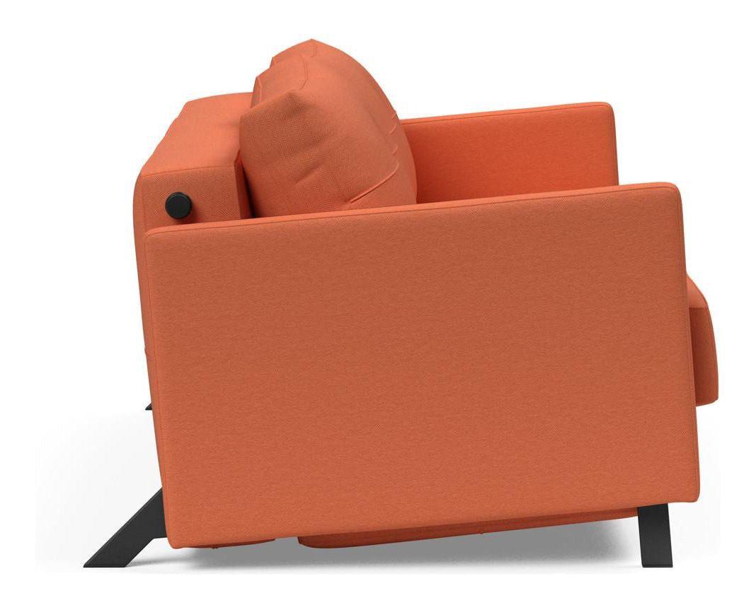 Cubed 160 Sovesofa m. armlæn, Argus/Rust - UNOLIVING.COM