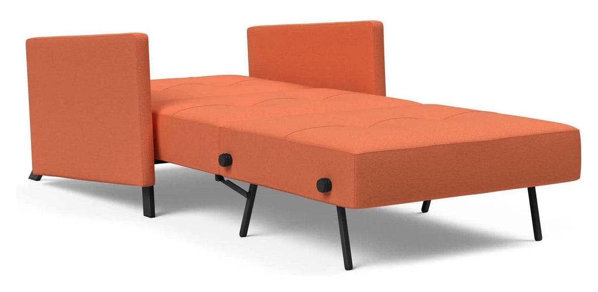 Cubed 90 Loungestol, m. armlæn Argus/Rust - UNOLIVING.COM