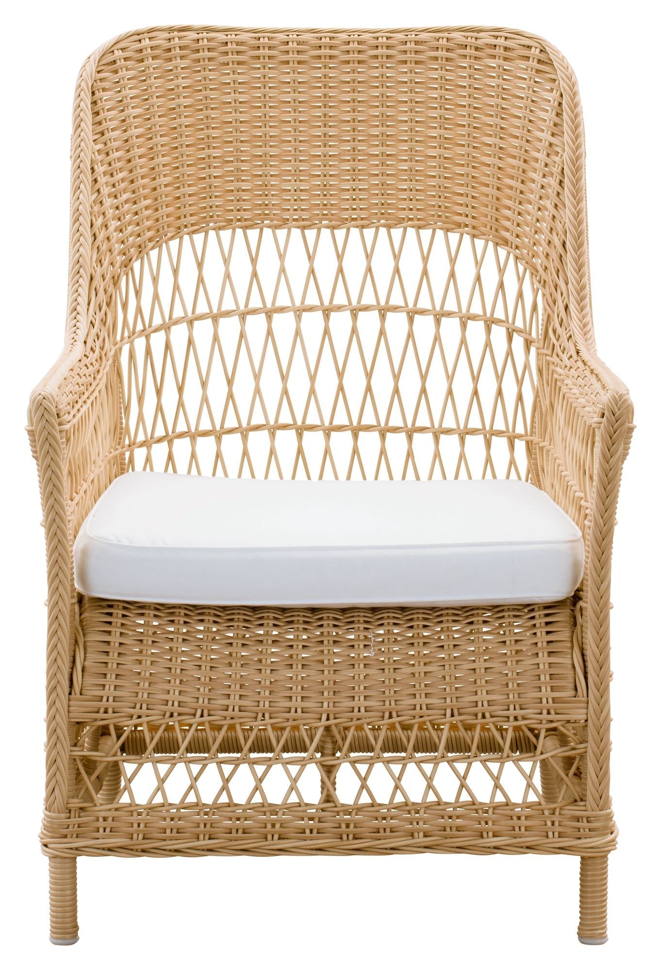 Dawn Exterior Kurvestol, Alu/Natur - UNOLIVING.COM