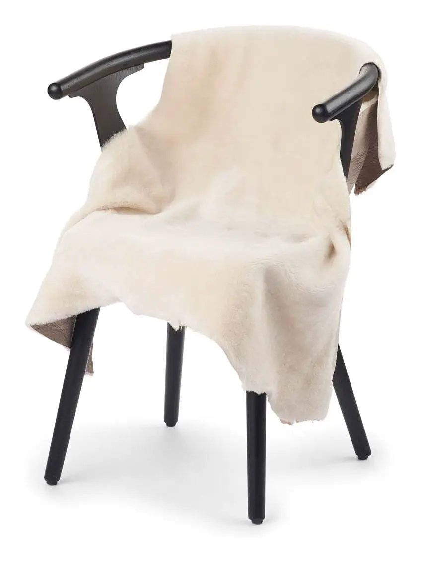 Double Face Collection Australsk lammeskind - Ivory, 90x60