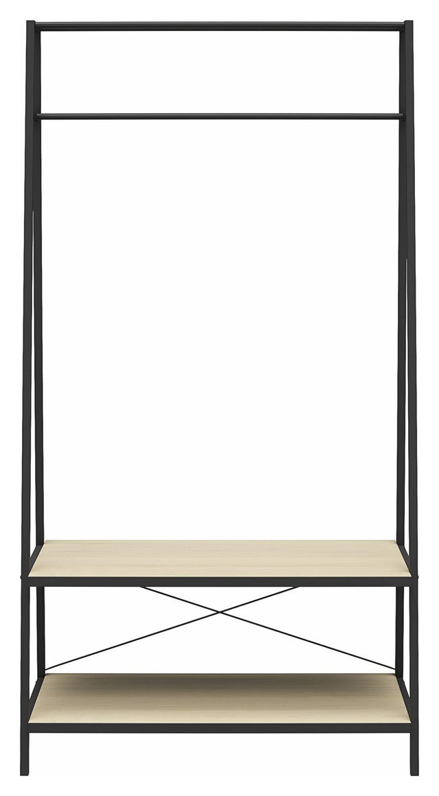 Drexel Tøjstativ, Ege - look, Sort metal - UNOLIVING.COM