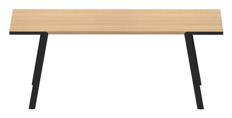 Drift Spisebord 200, Egefinér/Sort Legs, 200x100x75 - UNOLIVING.COM