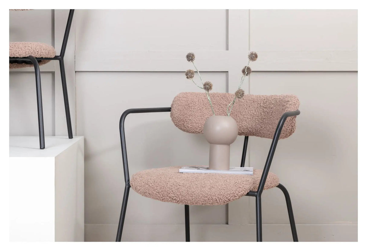 Duffy Loungestol, Beige Teddy - UNOLIVING.COM