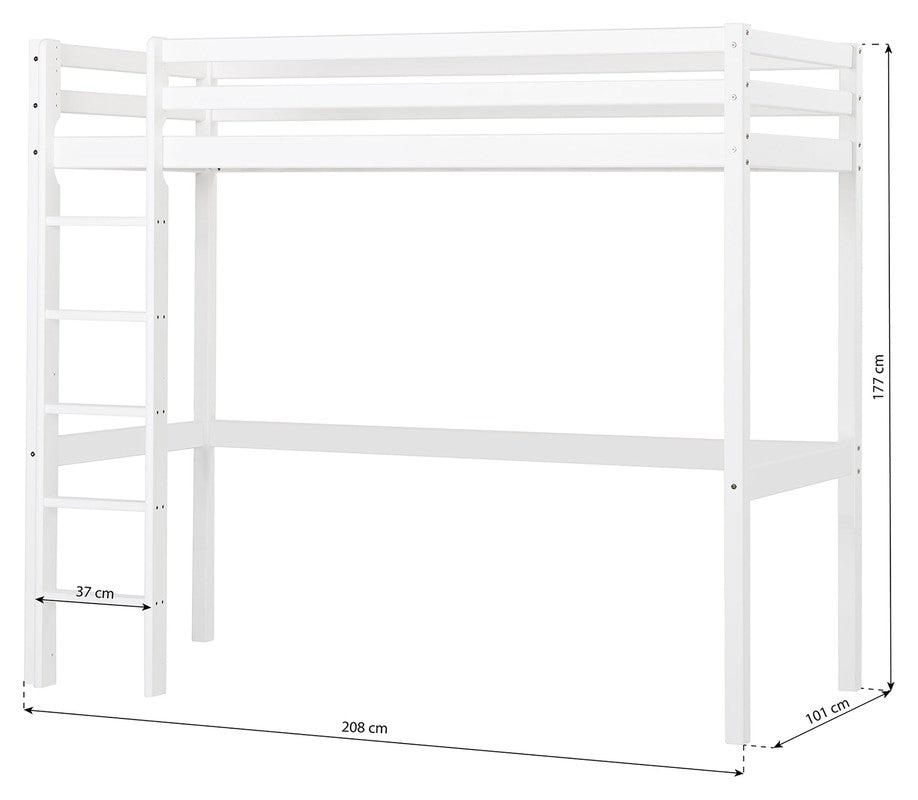 ECO Dream Højseng 90x200, Hvid - Unoliving.com