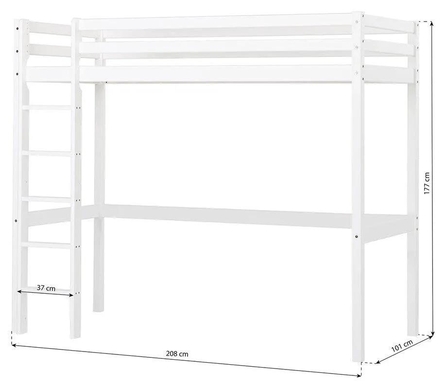 ECO Dream Højseng 90x200, Hvid - Unoliving.com
