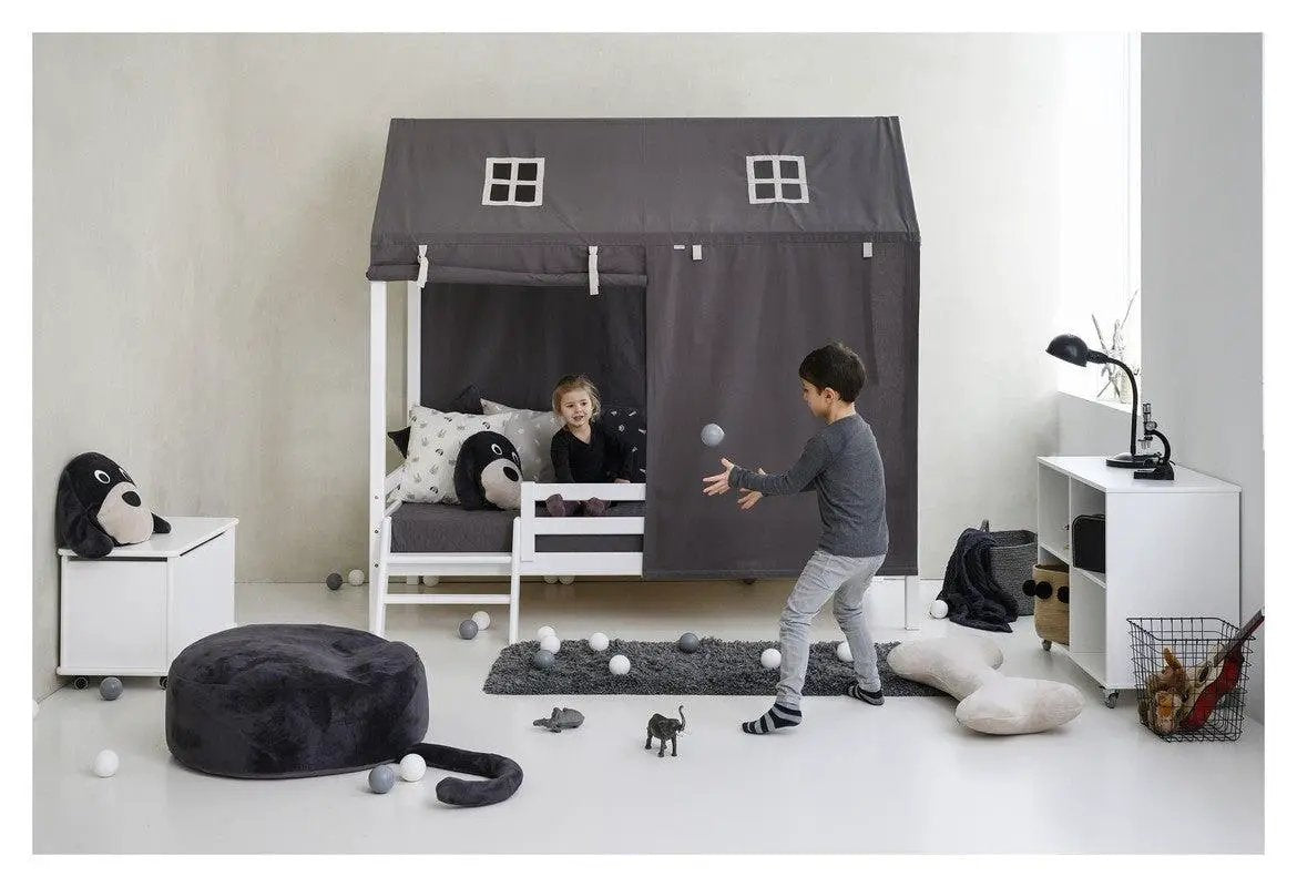 ECO Dream Husseng m. stoftag 90x200, Hvid - Unoliving.com