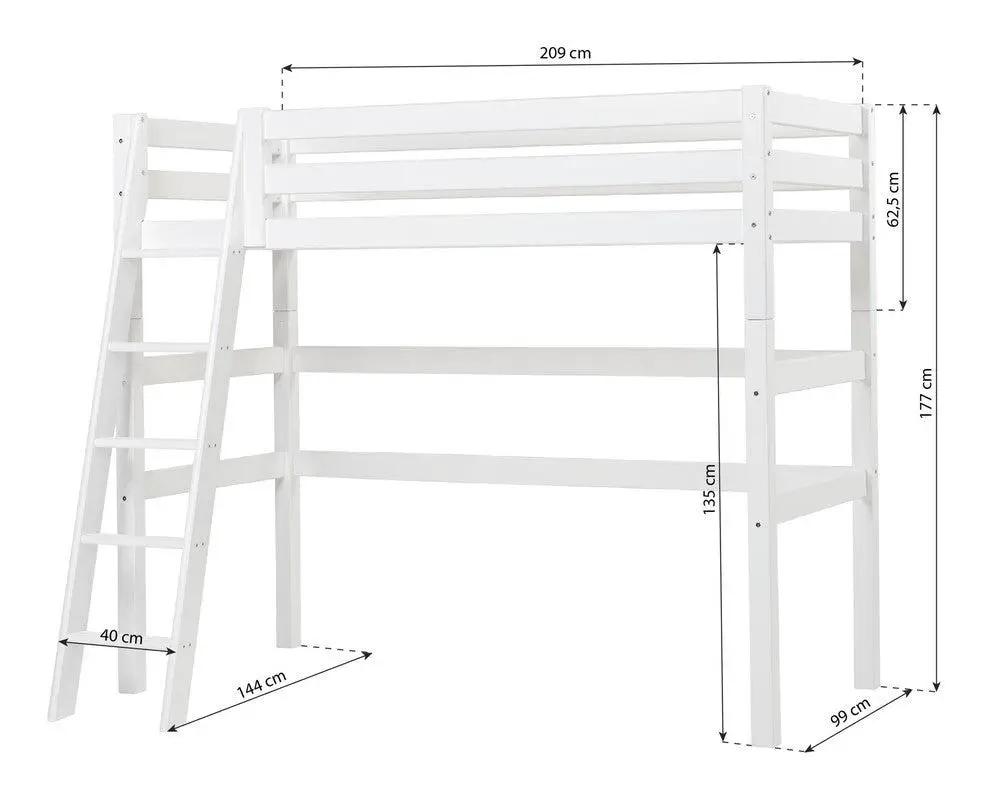 ECO Luxury Højseng m. stige 90x200 - Unoliving.com