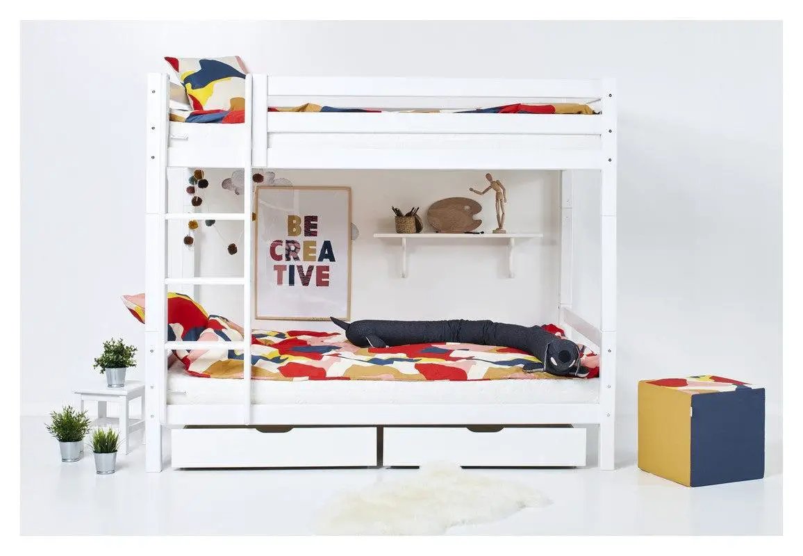 ECO Luxury Køjeseng 120x200, Hvid - Unoliving.com