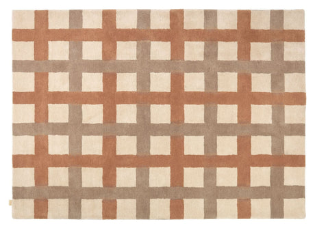 Edith Uld tæppe 300x200, Beige/Gul - Unoliving.com