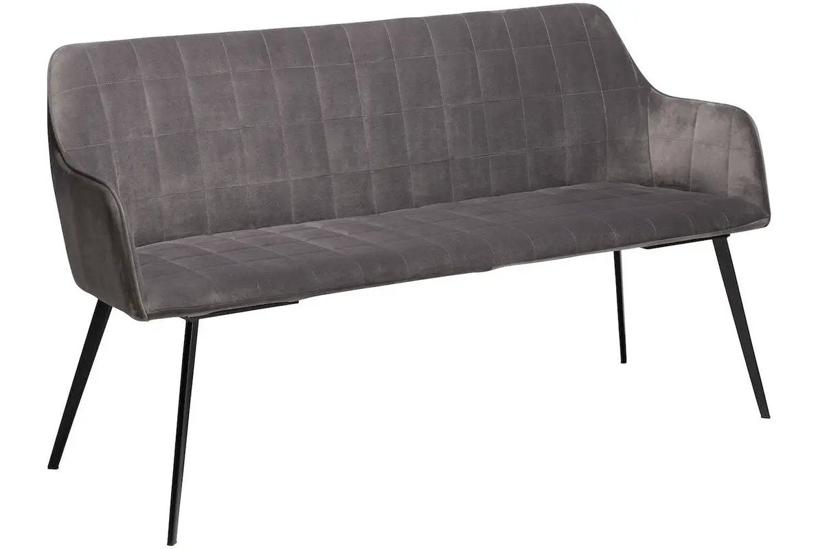 Embrace Bænk, Alugrå Velour