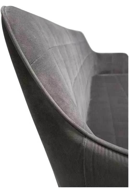 Embrace Bænk, Alugrå Velour