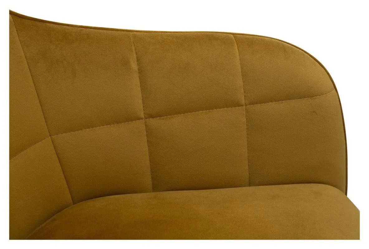Embrace Loungestol, bronze velourm. sort ben