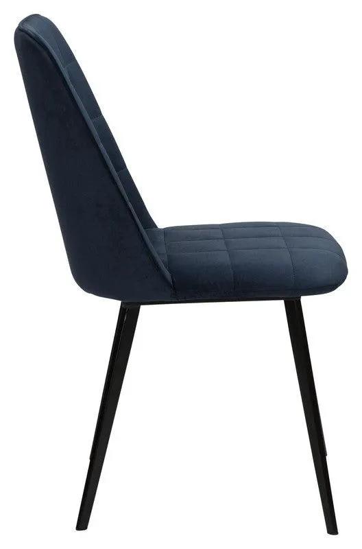 Embrace Spisebordsstol - Midnats Blå Velour