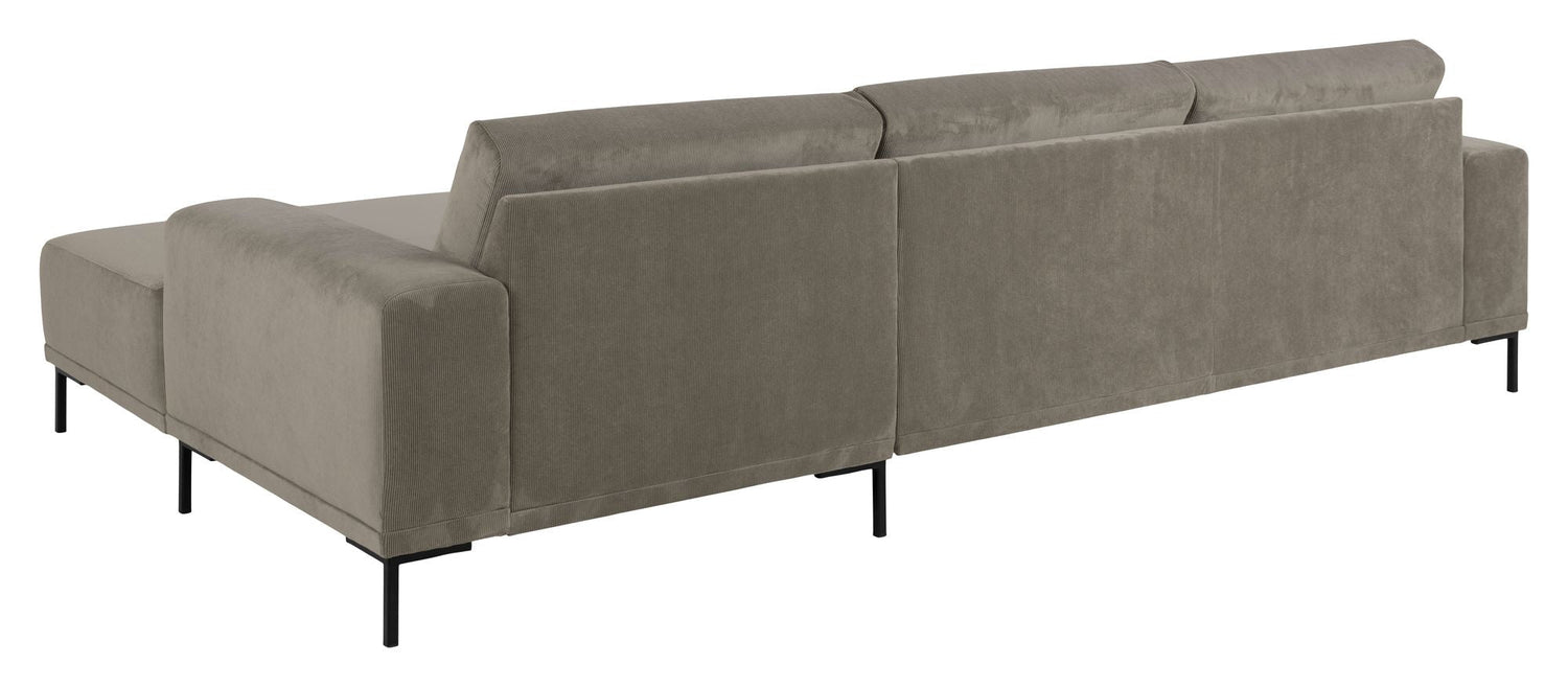 Emerson Sofa m. chaiselong højrevendt, Beige - Unoliving.com