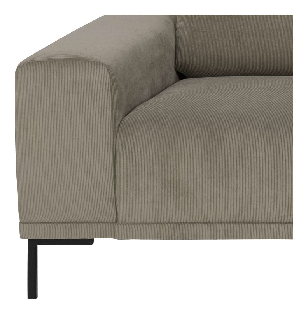 Emerson Sofa m. chaiselong højrevendt, Beige - Unoliving.com