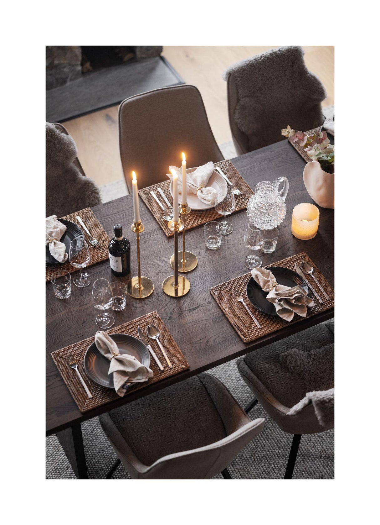 Emmett Spisebord, 240, Brun eg - Unoliving.com