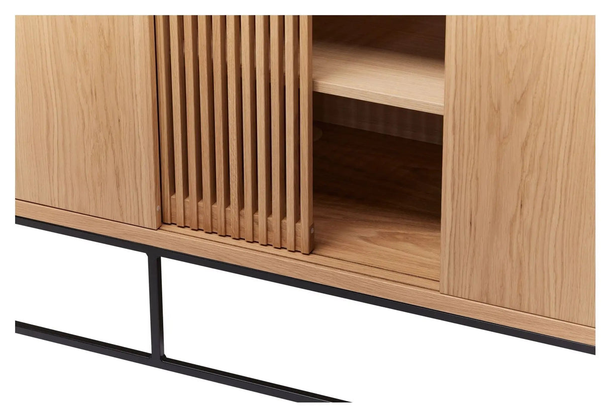 Ende Skænk, Natur egefinér, 188x45x75 - Unoliving.com