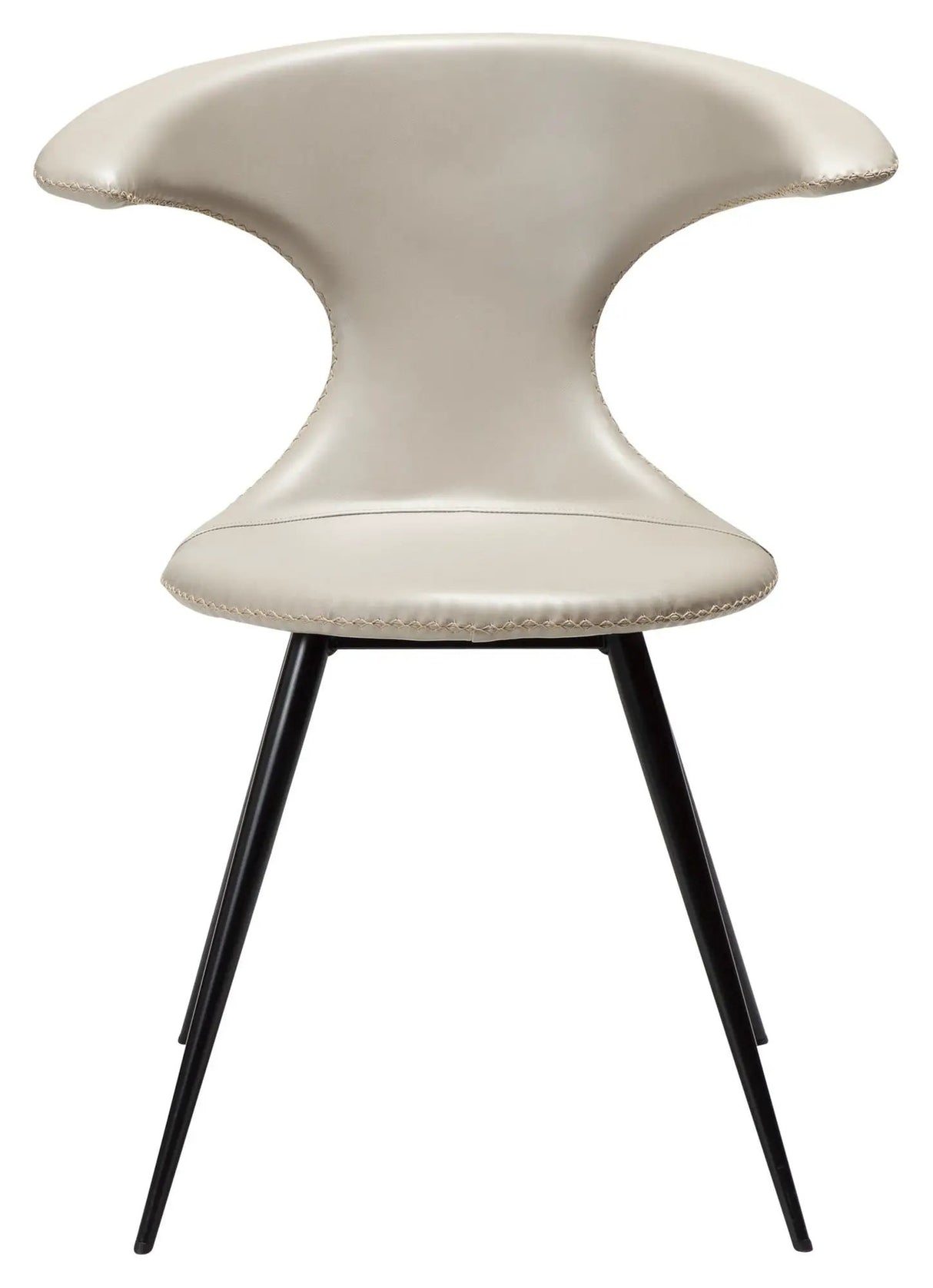FLAIR Spisebordsstol - Grå cashmere art. Læder