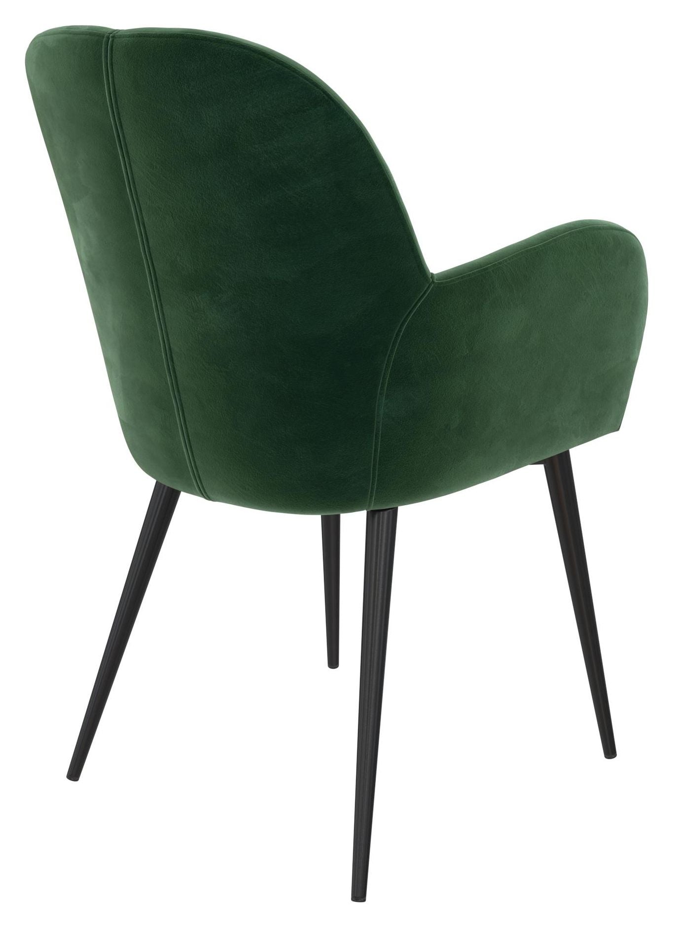 Fallon Loungestol, Grøn velour - Unoliving.com