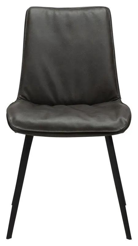 Fierce Spisebordsstol, Vintage Grå PU - Unoliving.com
