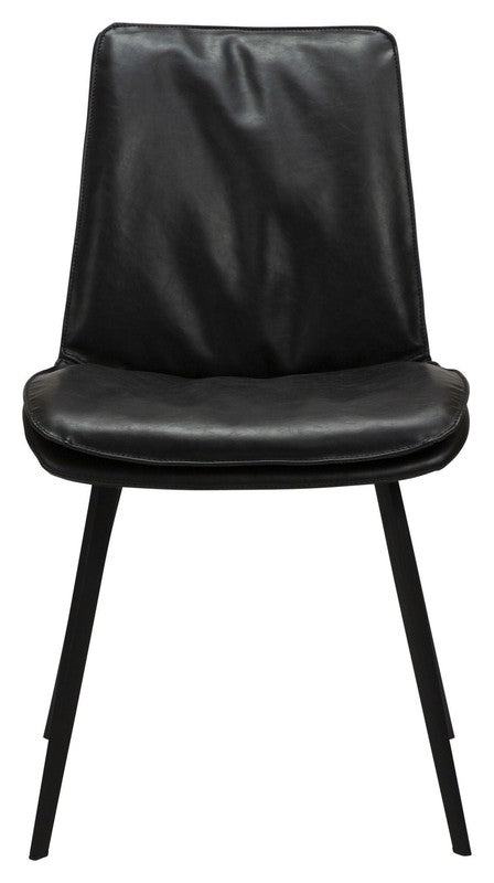 Fierce Spisebordsstol, Vintage Sort PU - Unoliving.com