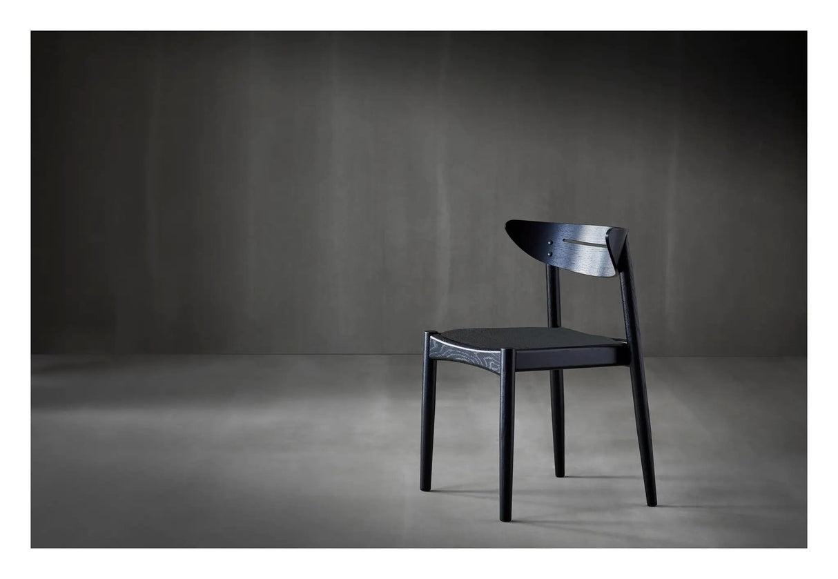 Findahl Jakob Spisebordsstol, eg, Sort - Unoliving.com