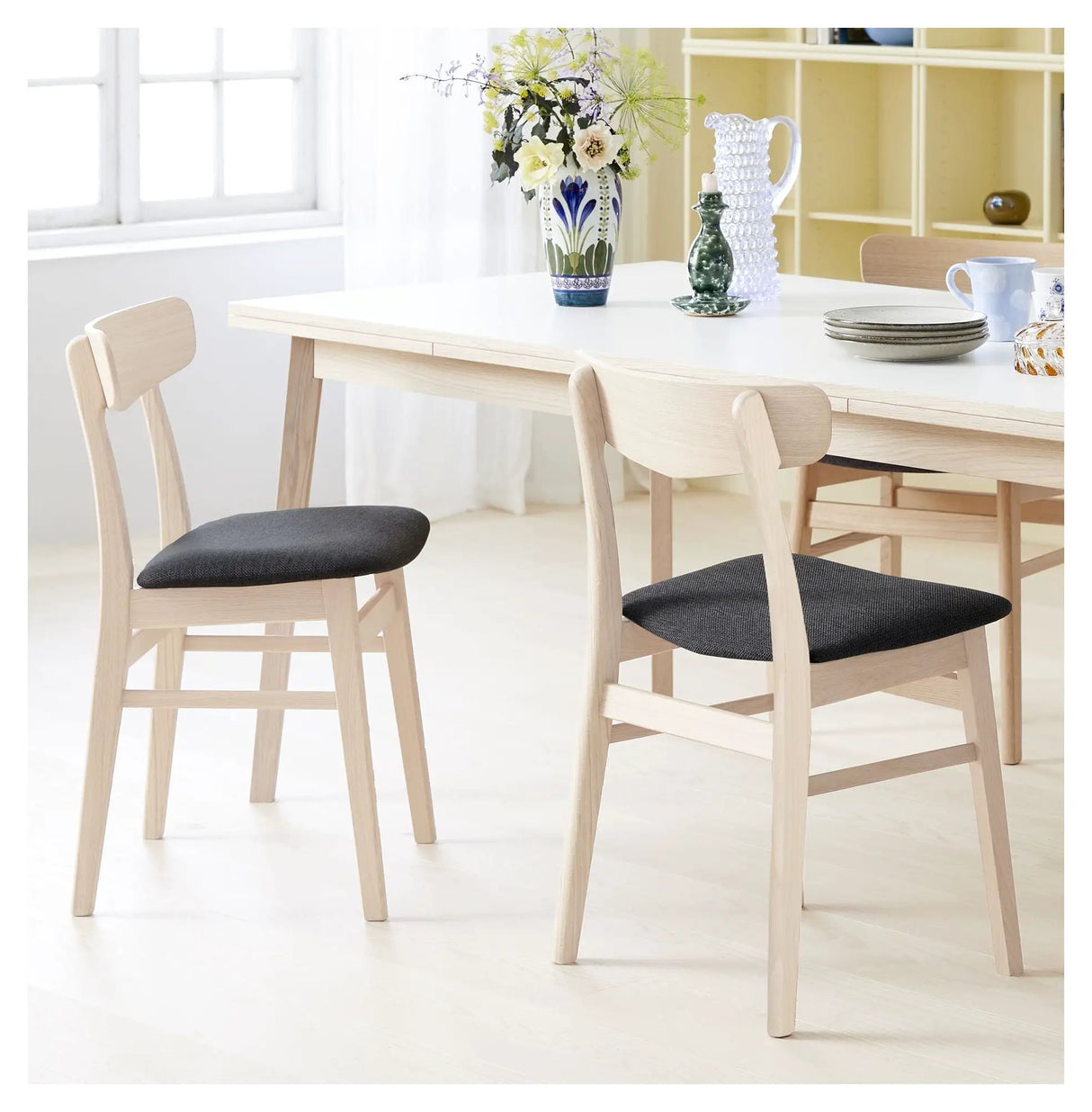 Findahl Mosbøl Spisebordsstol, Bøg/Antracit - Unoliving.com