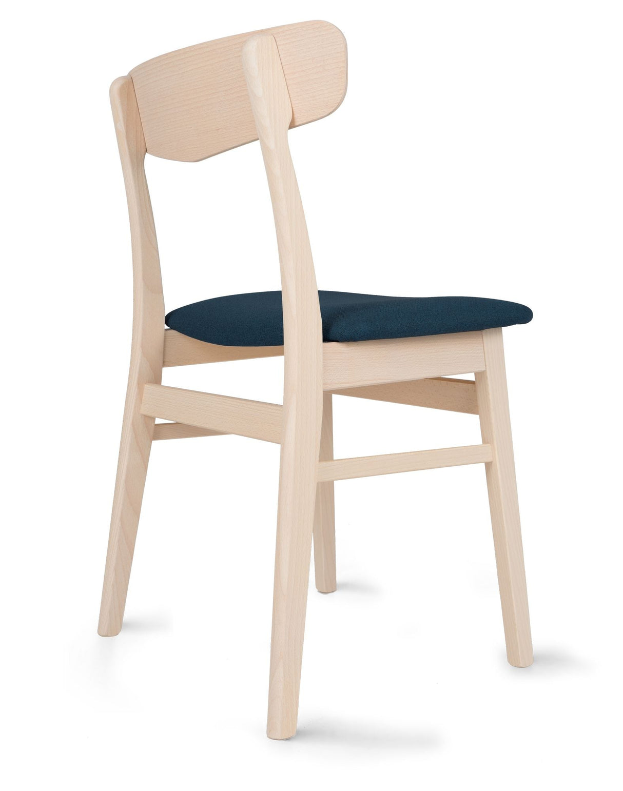 Findahl Mosbøl Spisebordsstol, Bøg/Mørkeblå - Unoliving.com