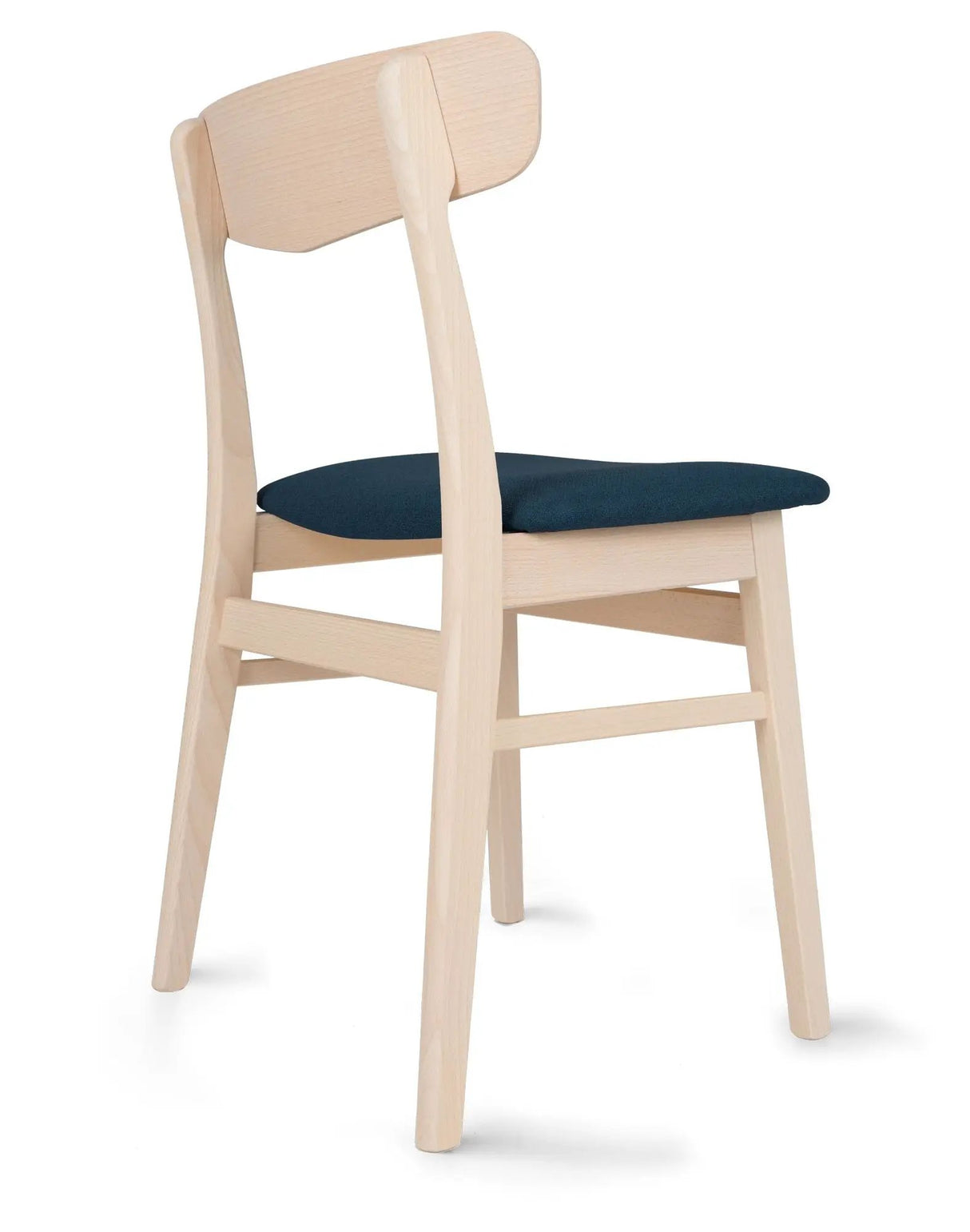 Findahl Mosbøl Spisebordsstol, Bøg/Mørkeblå - Unoliving.com