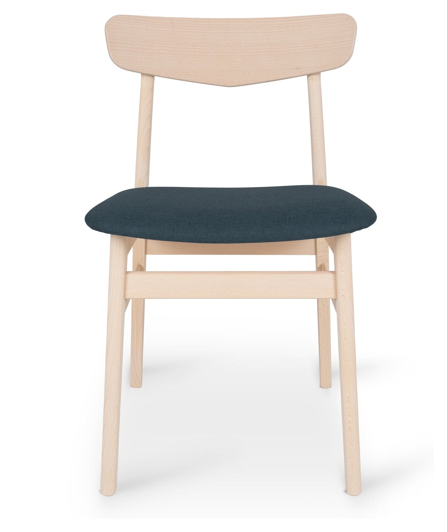 Findahl Mosbøl Spisebordsstol, Bøg/Mørkeblå - Unoliving.com