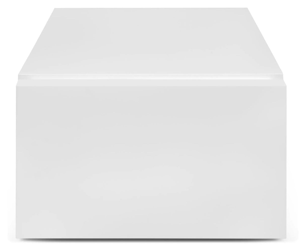 Float Sengebord m. skuffe - Hvid - Unoliving.com