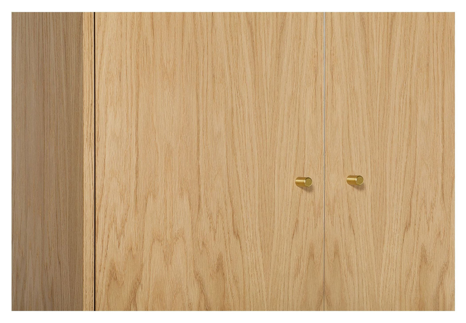 Flora Garderobe, Natur eg, 80x55x190 - Unoliving.com