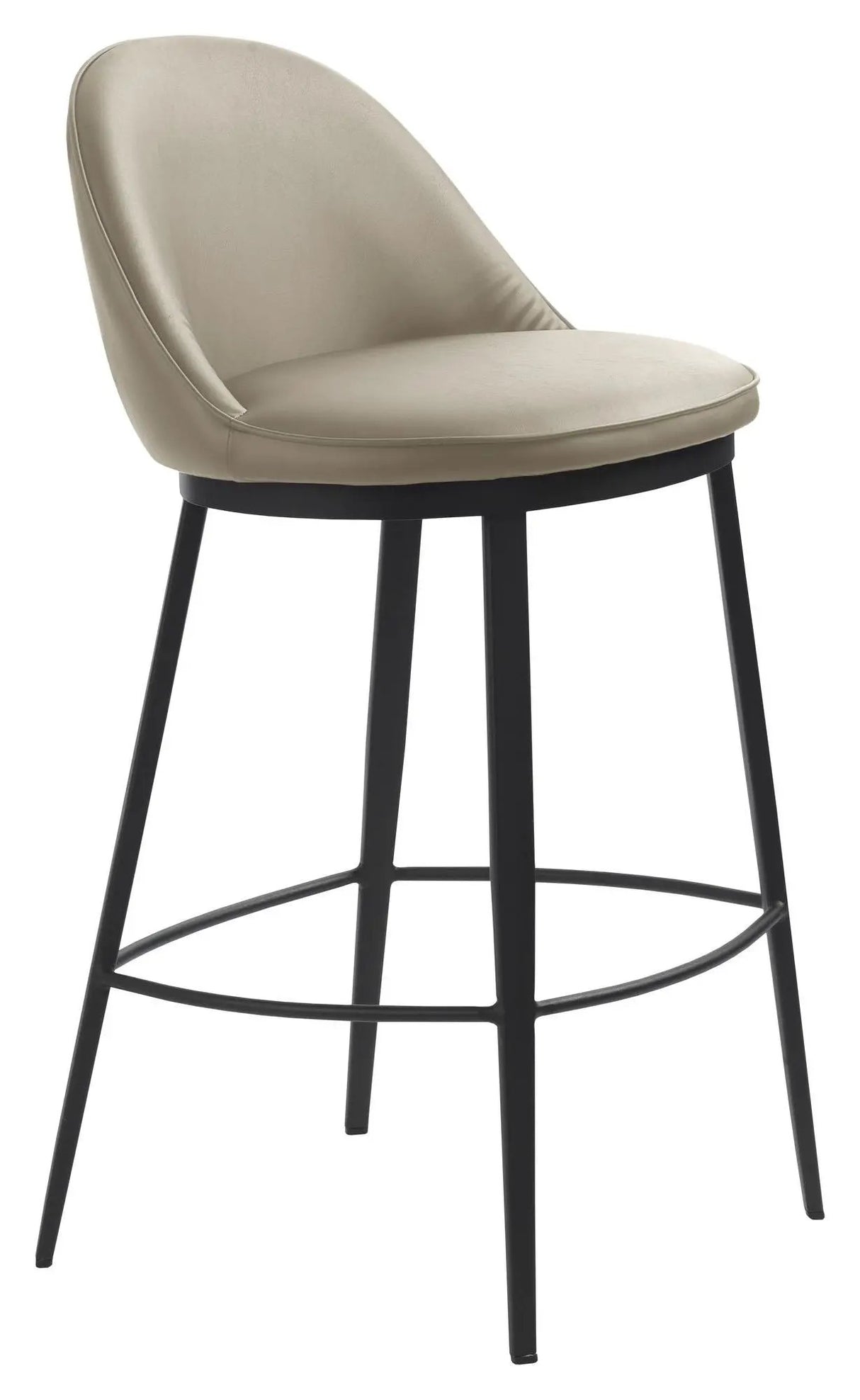 Gain Counterstol - Taupe Faux læder