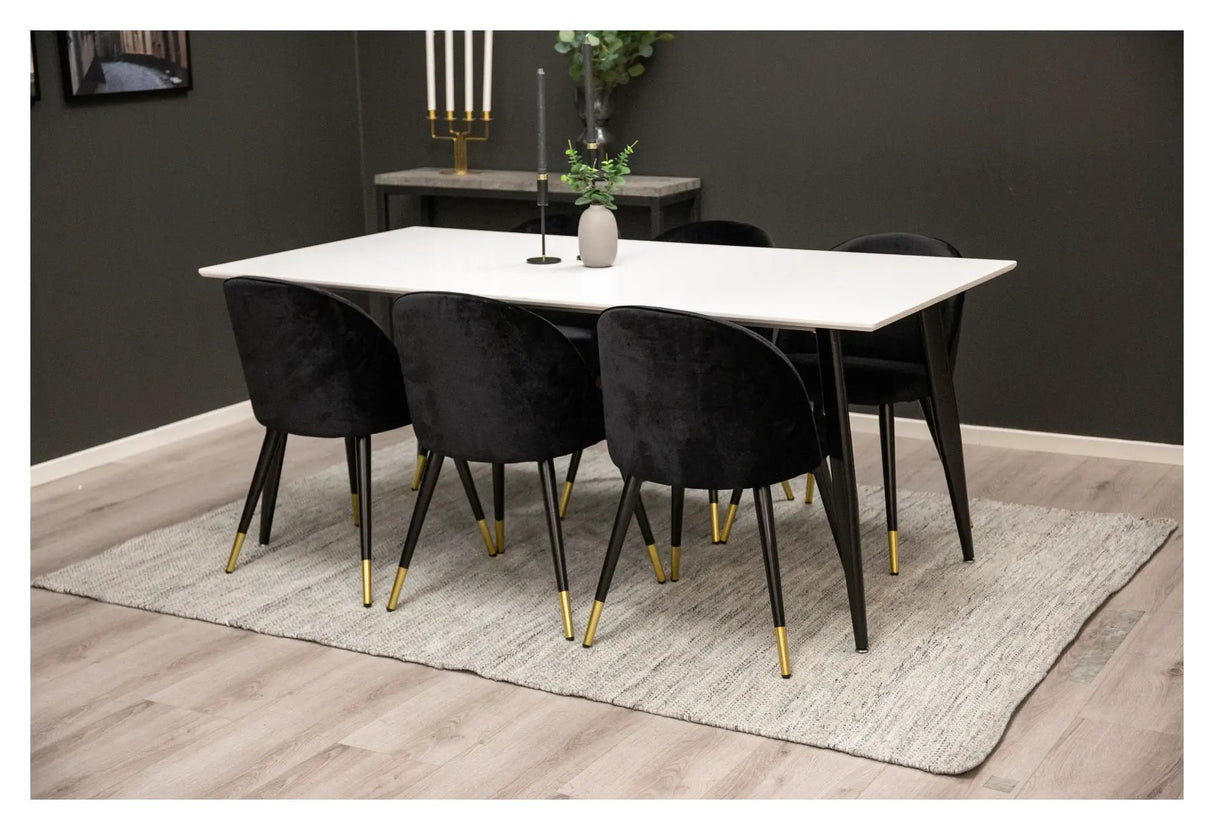 Ganga uldmix tæppe, 171x243, Hvid - Unoliving.com
