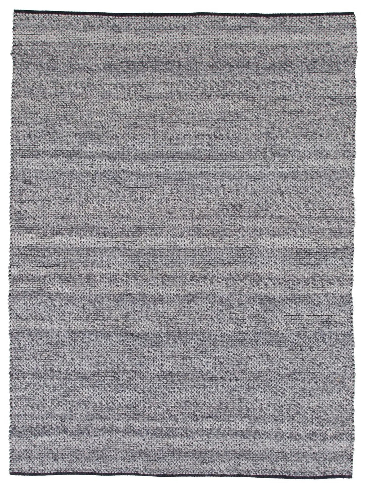 Ganga uldmix tæppe, 201x303, Grå - Unoliving.com