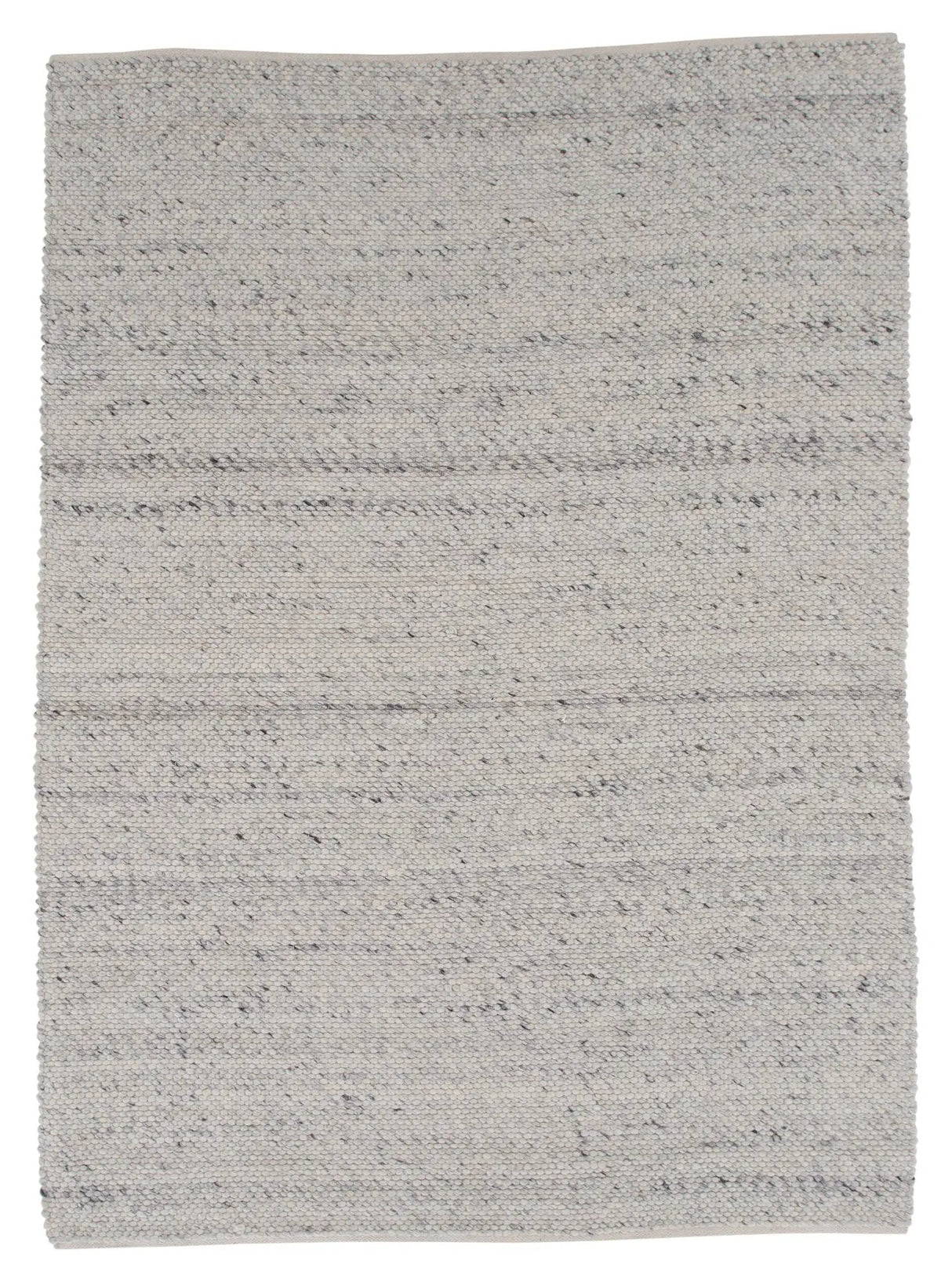 Ganga uldmix tæppe, 201x303, Hvid - Unoliving.com