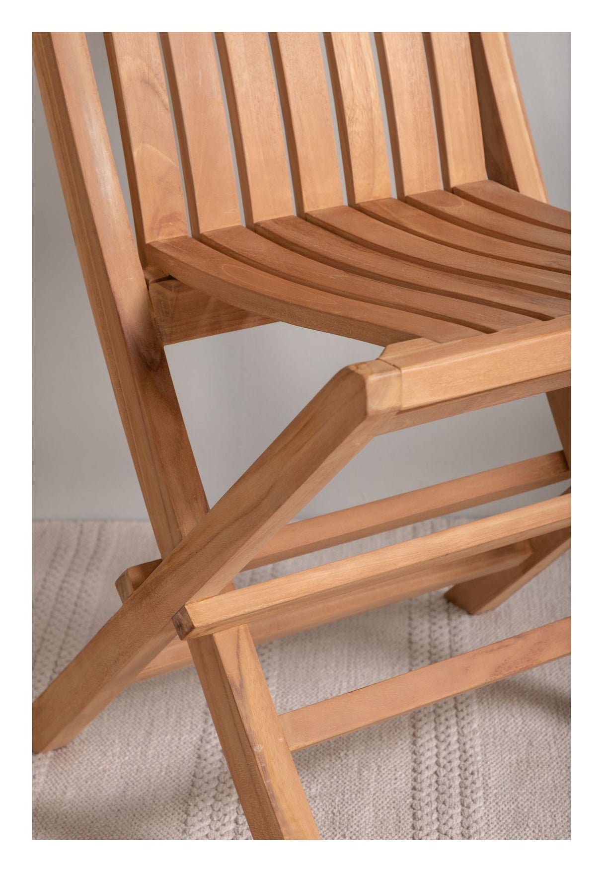 Ghana Klapstol - Natur/Teak - Unoliving.com